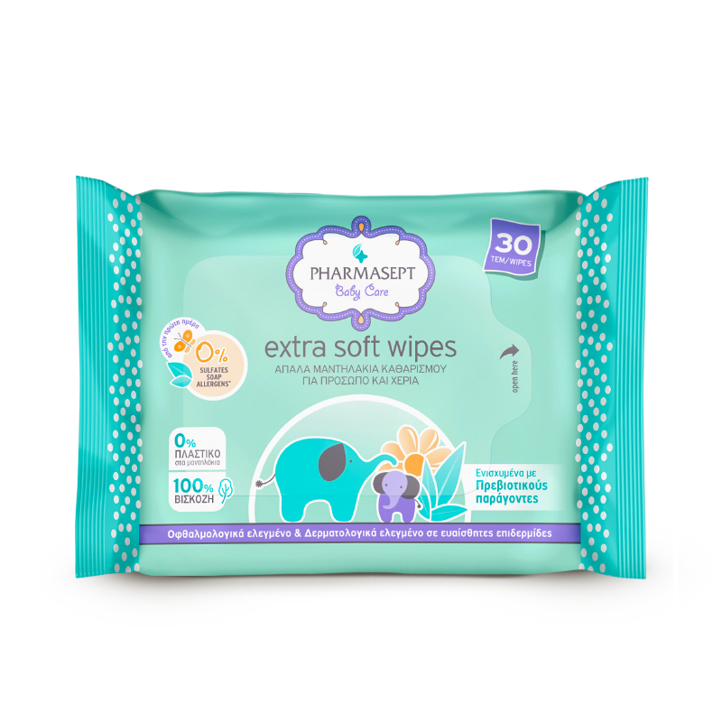 PHARMASEPT - BABY CARE Soft Wipes - 30wipes